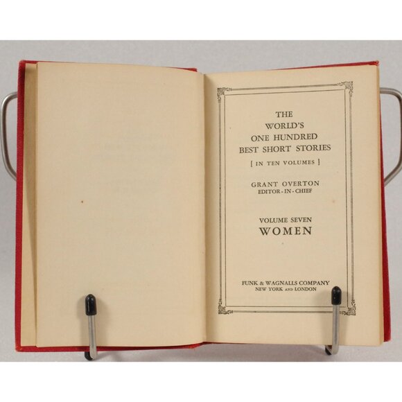 Antique "The World's 100 Best Short Stories Vol. 7 Women", Funk & Wagnalls 1927 - Picture 2 of 8